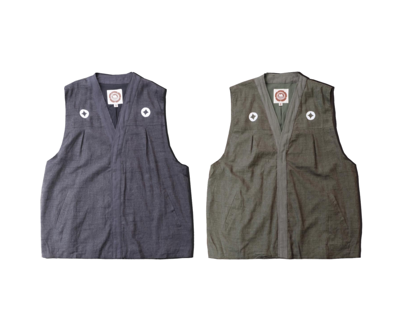 kimono vest(しっぽう/hidden magnet)