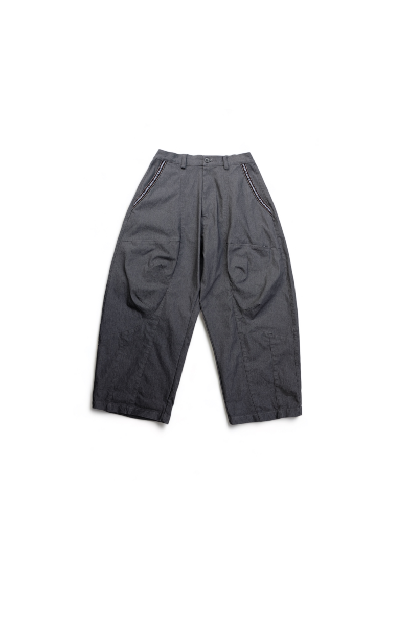  Ethnic Cauge Turnip Pants (grey color)
