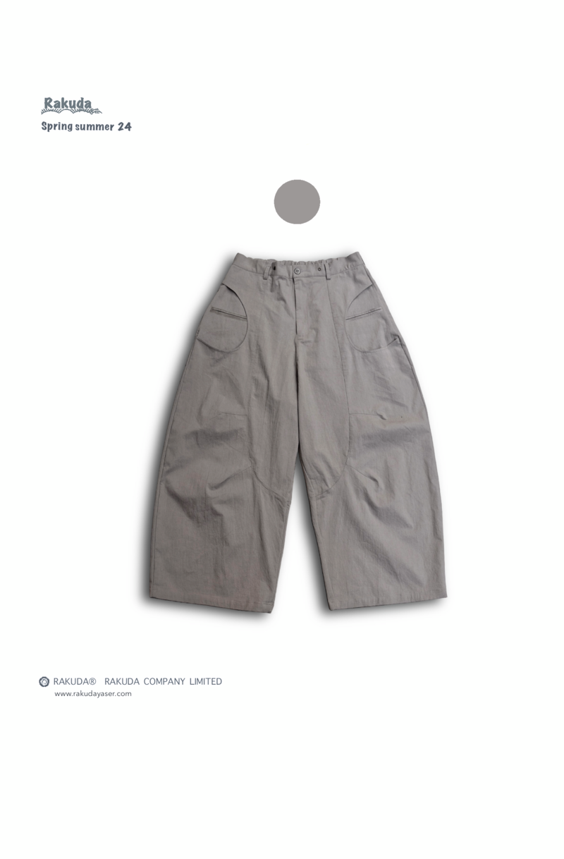 雙版型 Cauge Turnip Pants.灰