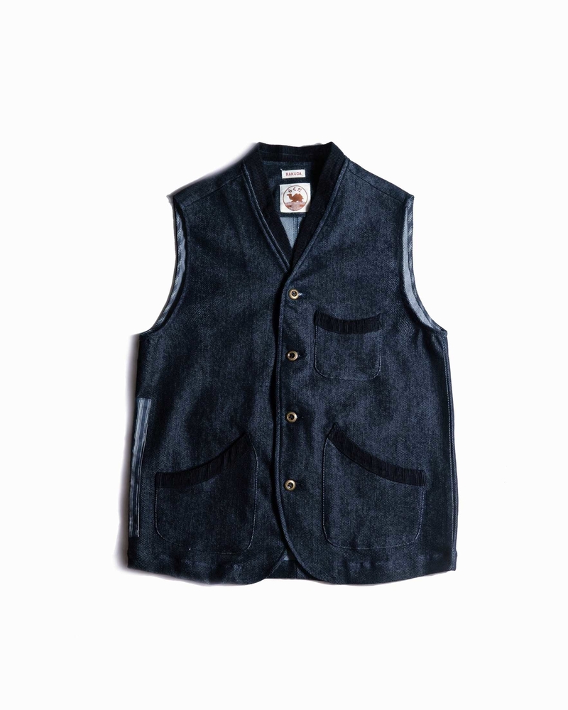 indigo vest