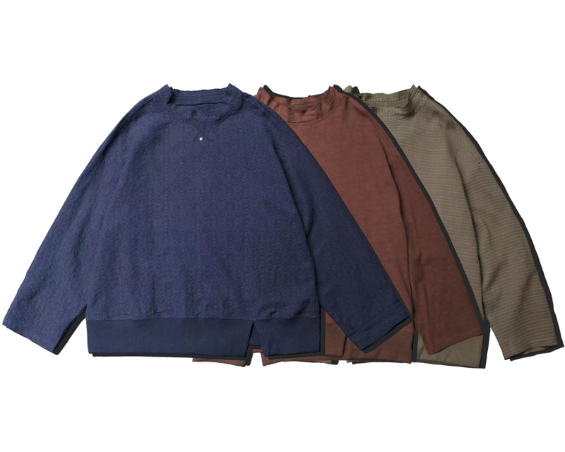Special texture sweatshirt