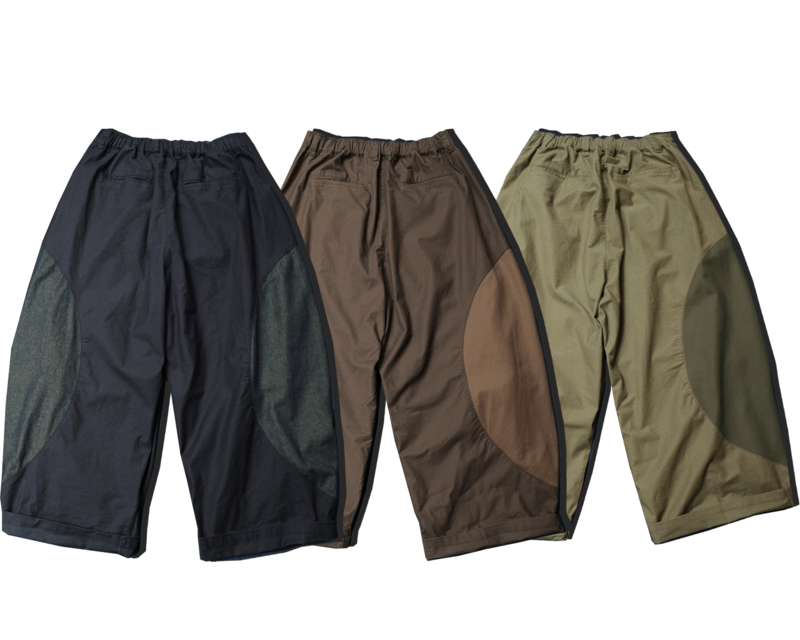 Sun patch wide-leg pants