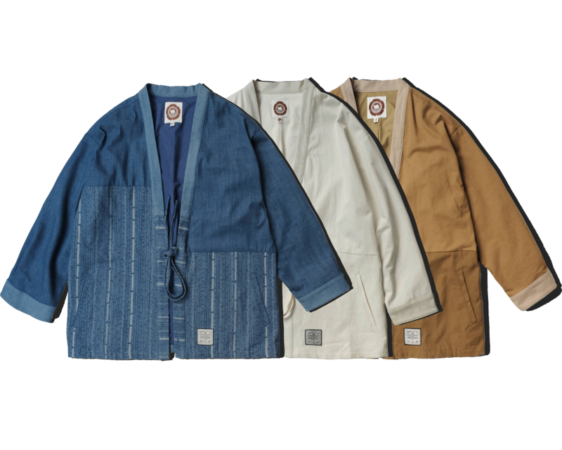 Patchwork kimono shirt